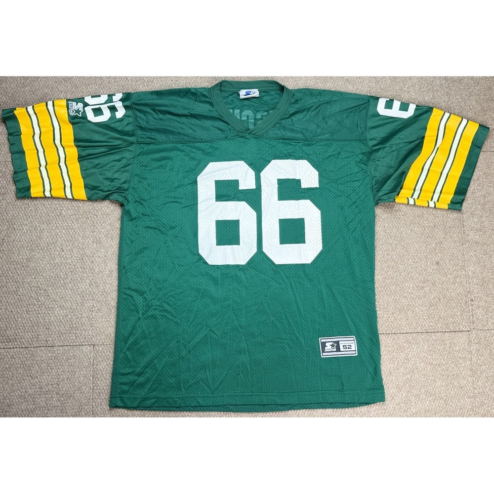 Champion Vtg NFL Green Bay Packers #66 Ray Nitschke Football Jersey Size XL
